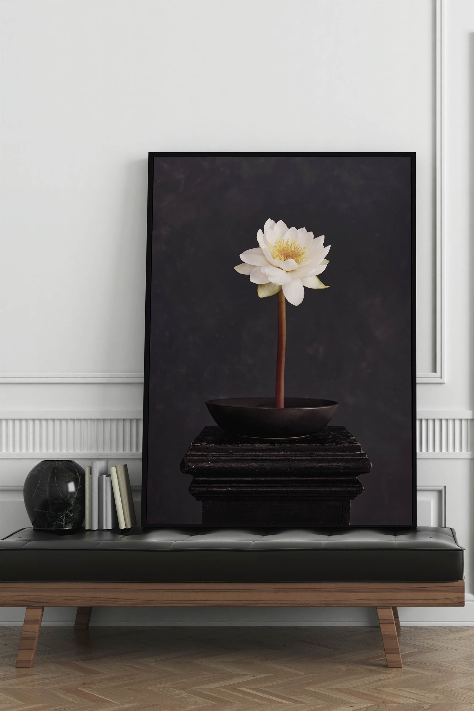 Squid Ink - Water Lily - Fine Art Print