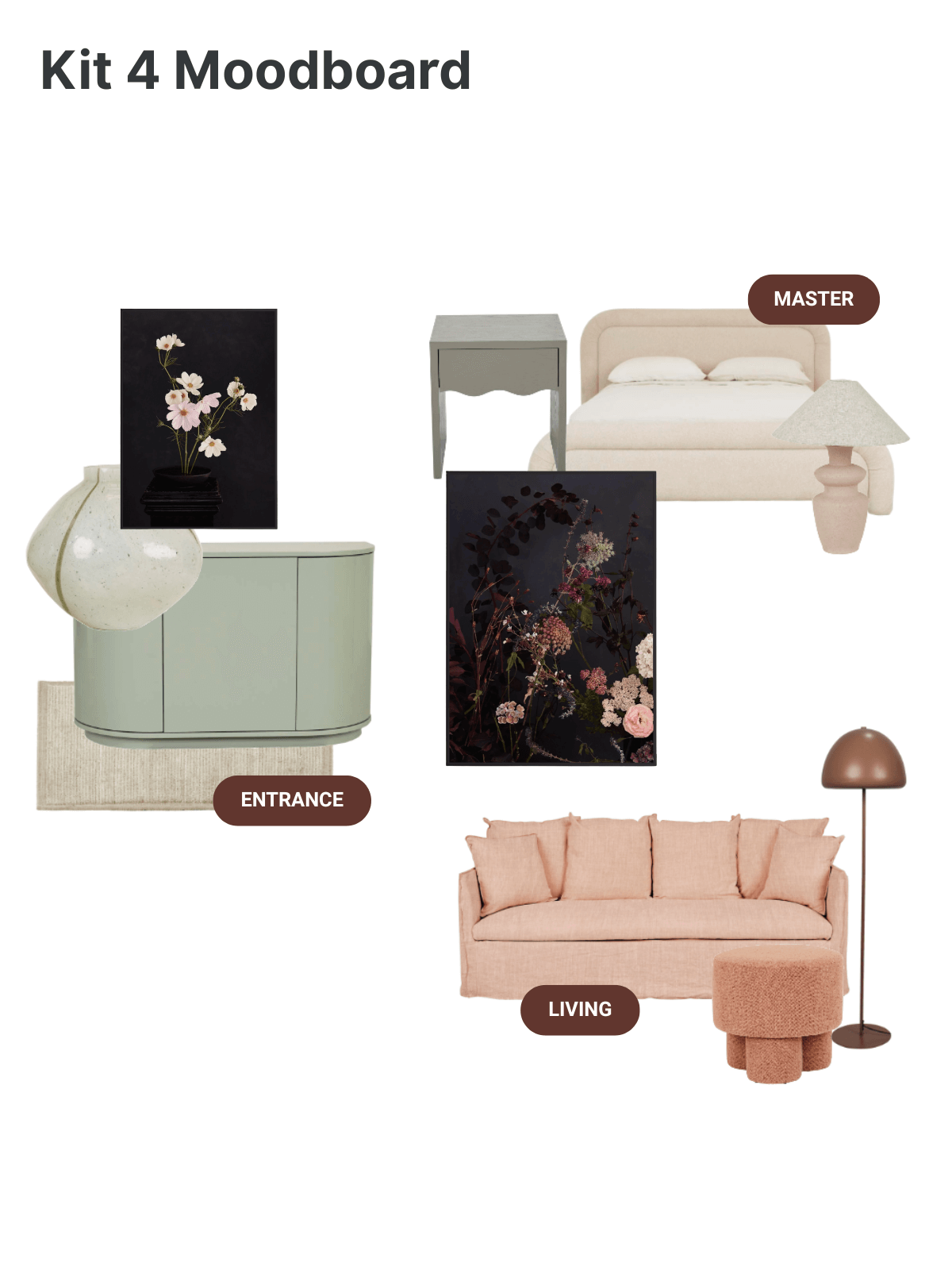 Austin Bloom Fine Art Print Kit 4 - Entrance + Living or Master