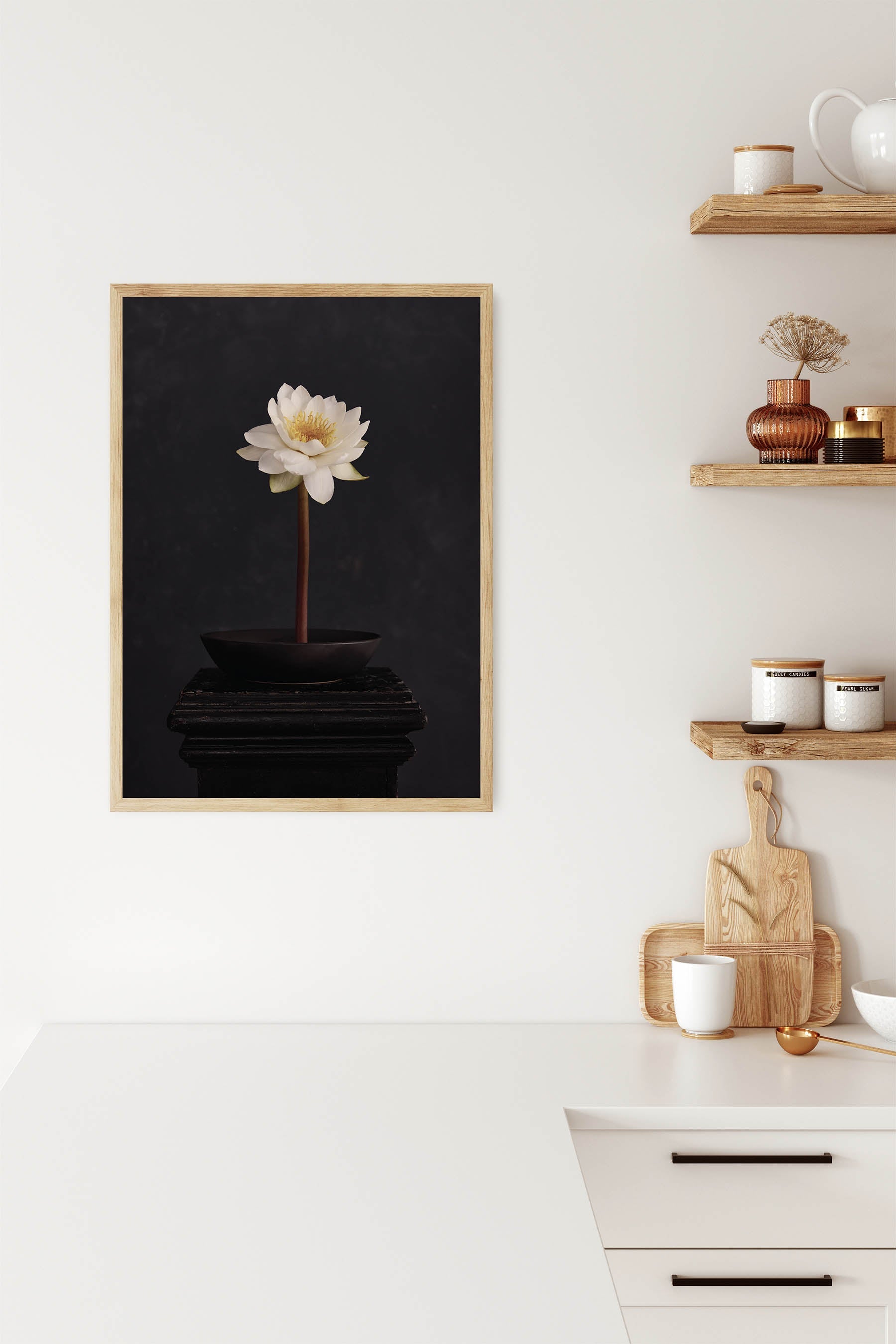 Austin Bloom Fine Art Print Water Lily - Fine Art Print