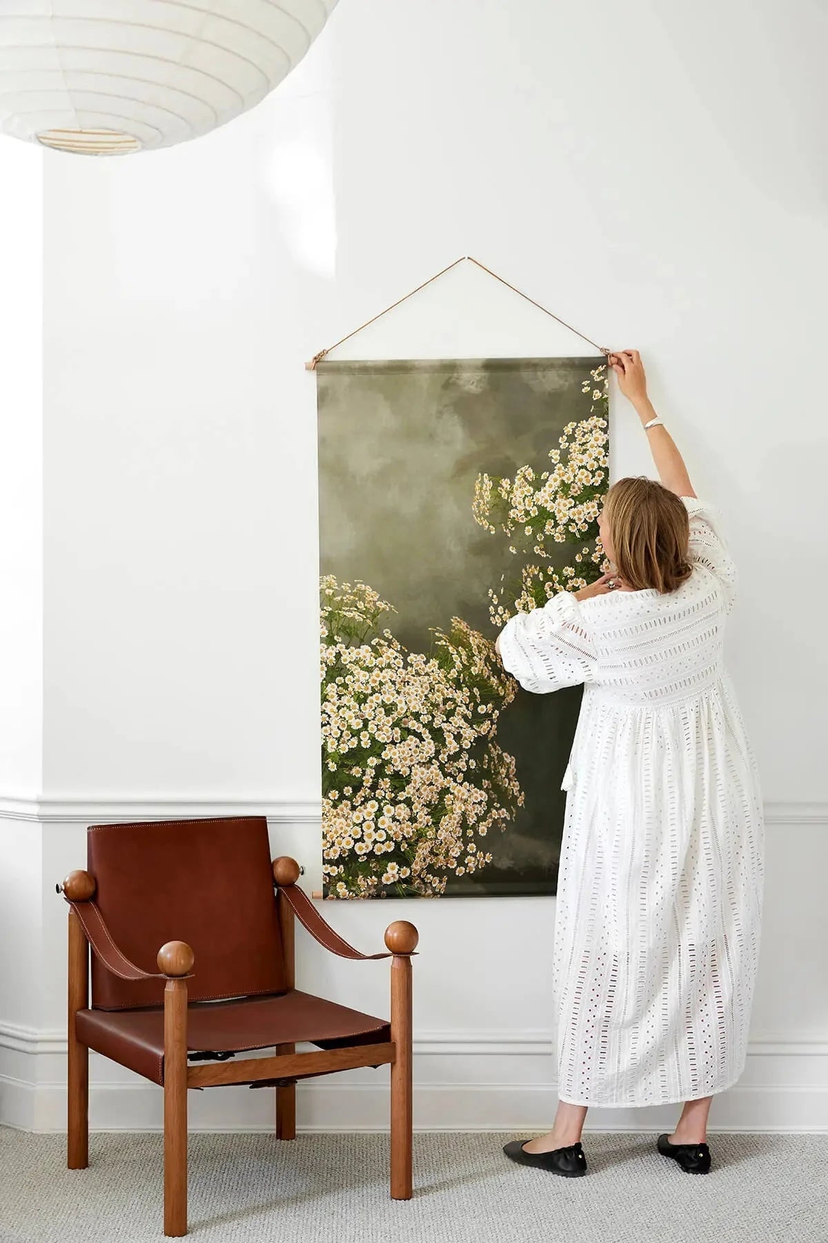 Austin Bloom Wall Hanging Standard | 760 mm x 1410 mm Chamomile Wall Hanging
