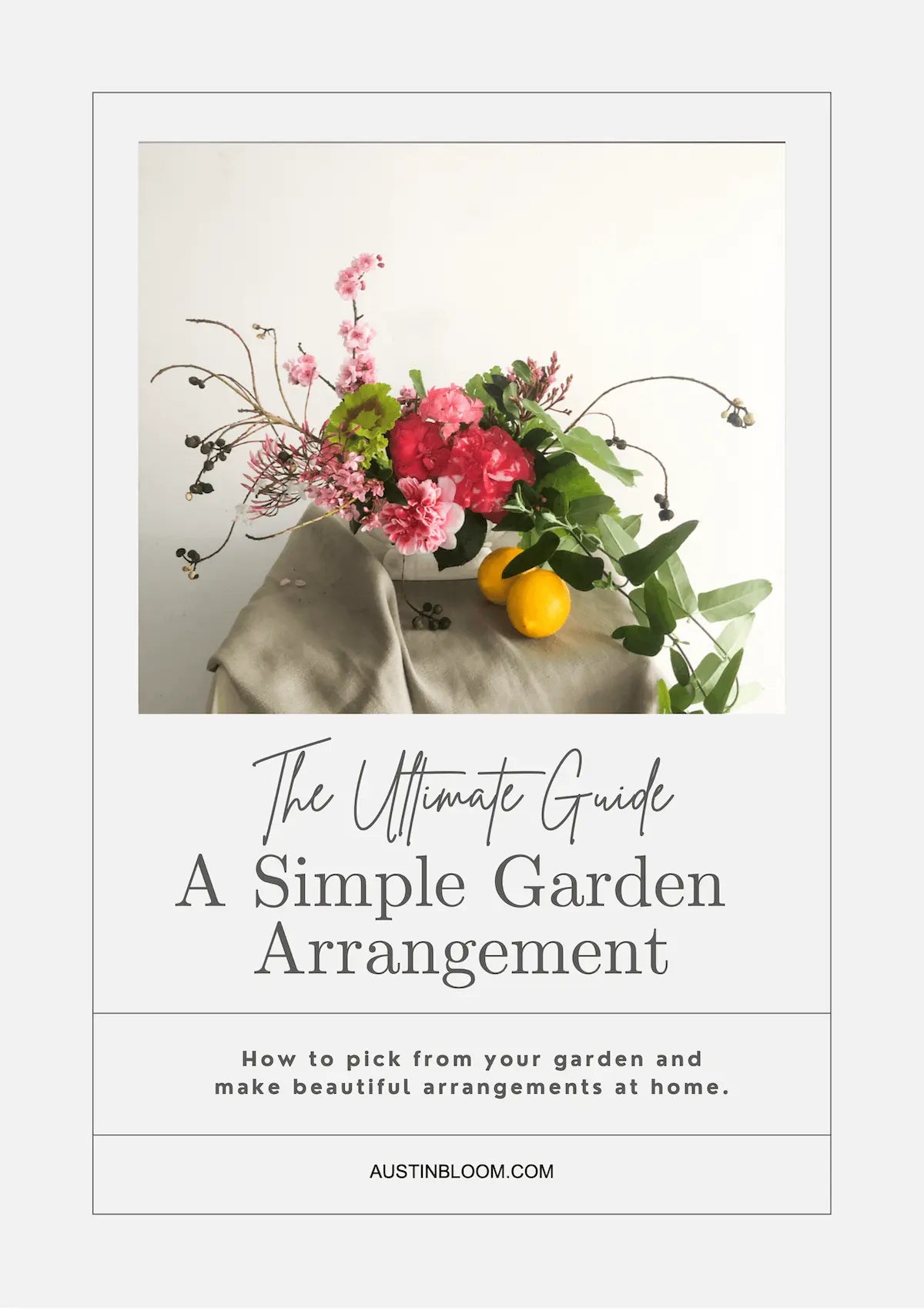 A Simple Garden Arrangement | Austin Bloom Maker
