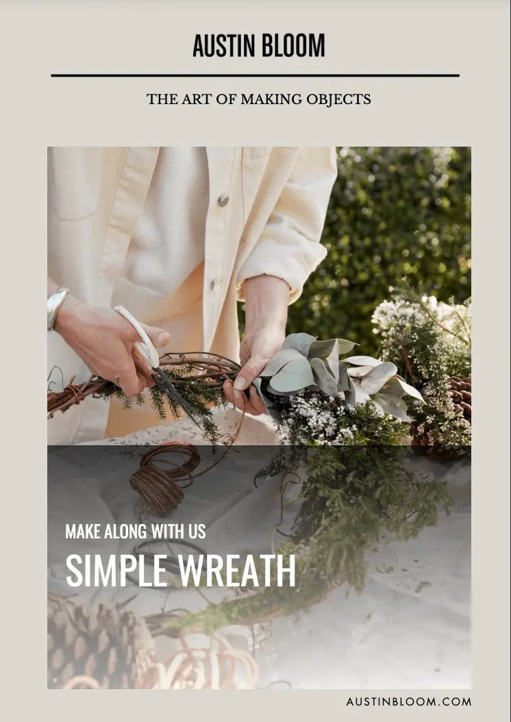 Simple Foraged Wreath | Austin Bloom Maker