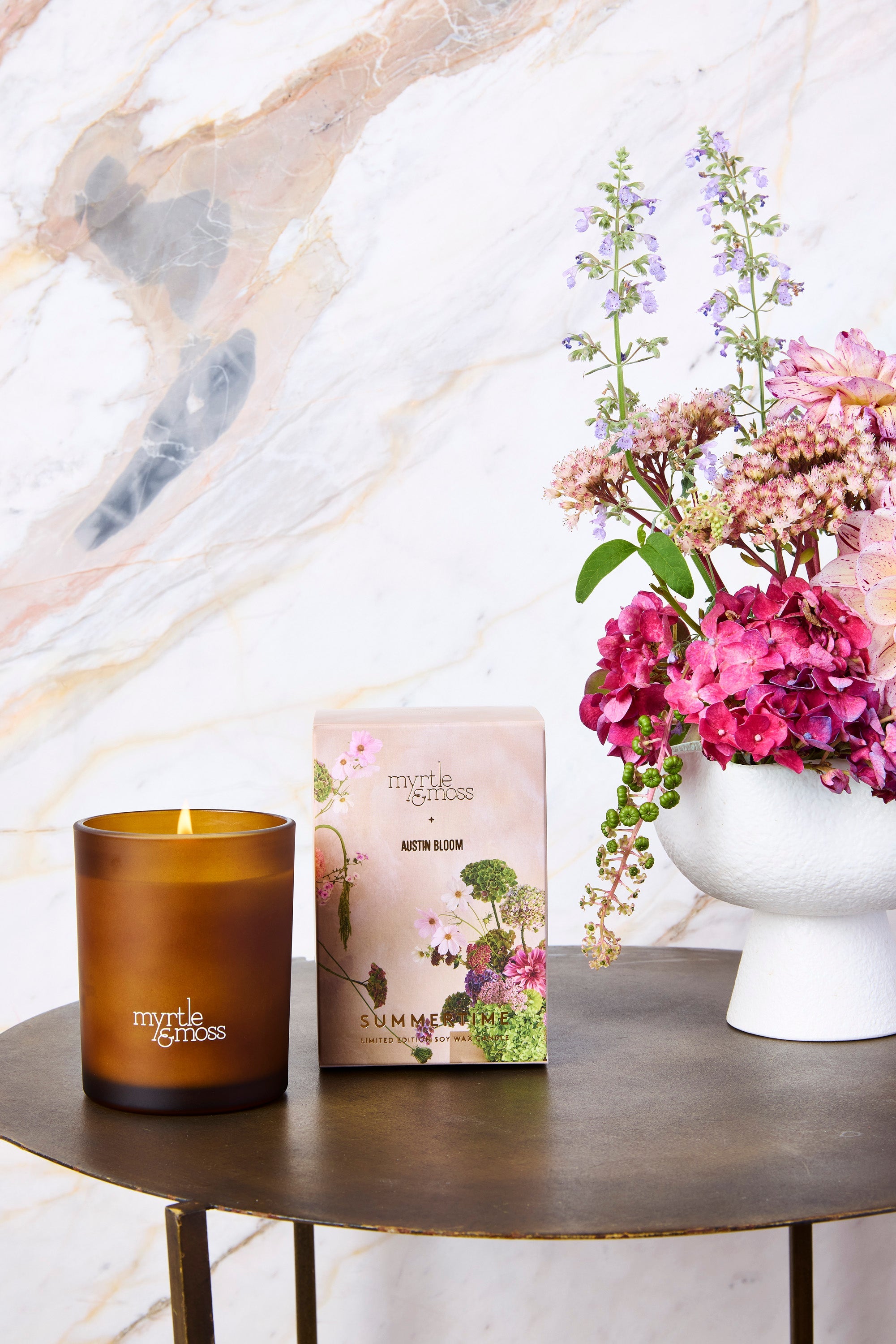 Austin Bloom Myrtle & Moss x Austin Bloom – Mother's Day Summertime Candle