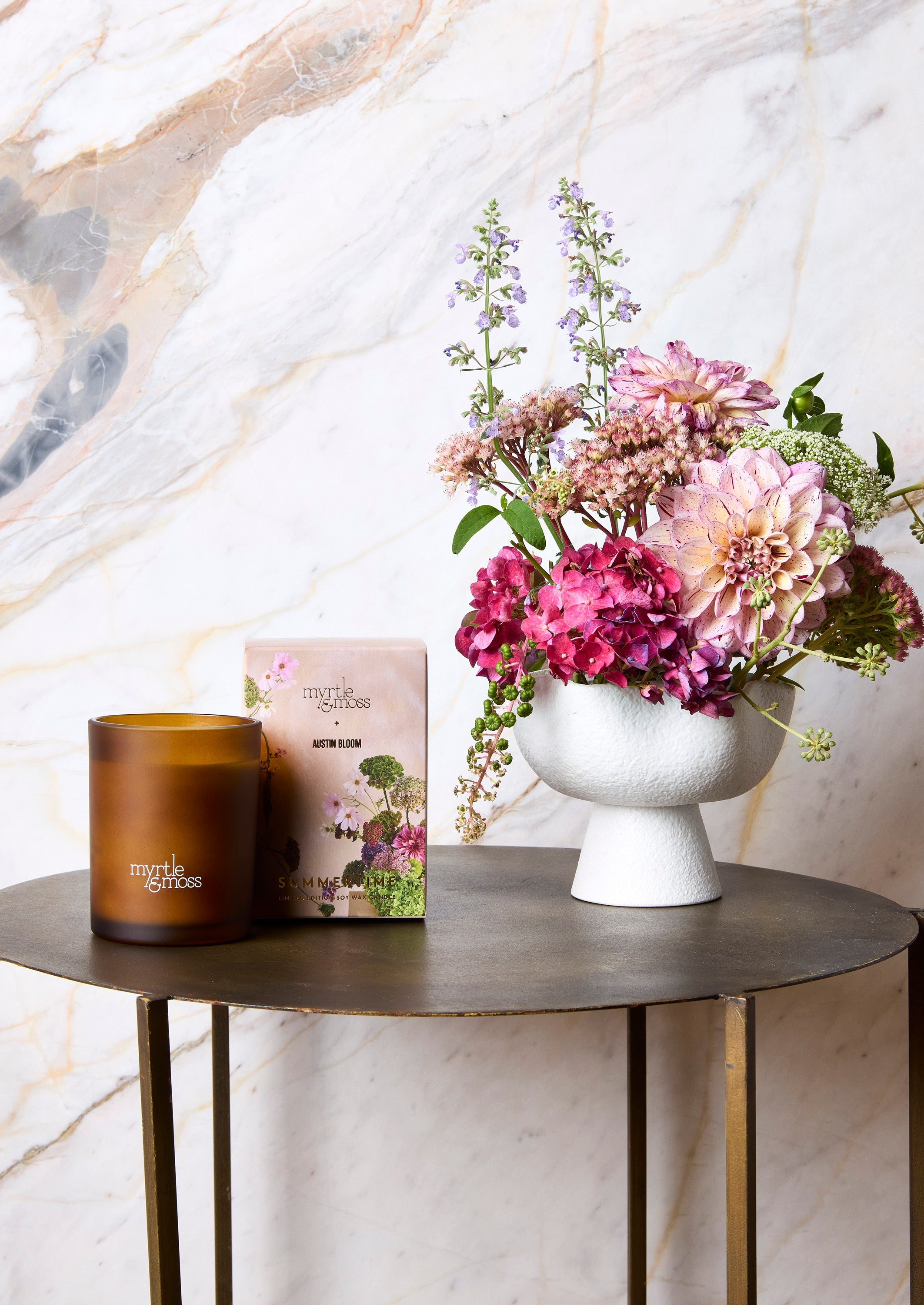 Austin Bloom Myrtle & Moss x Austin Bloom – Mother's Day Summertime Candle