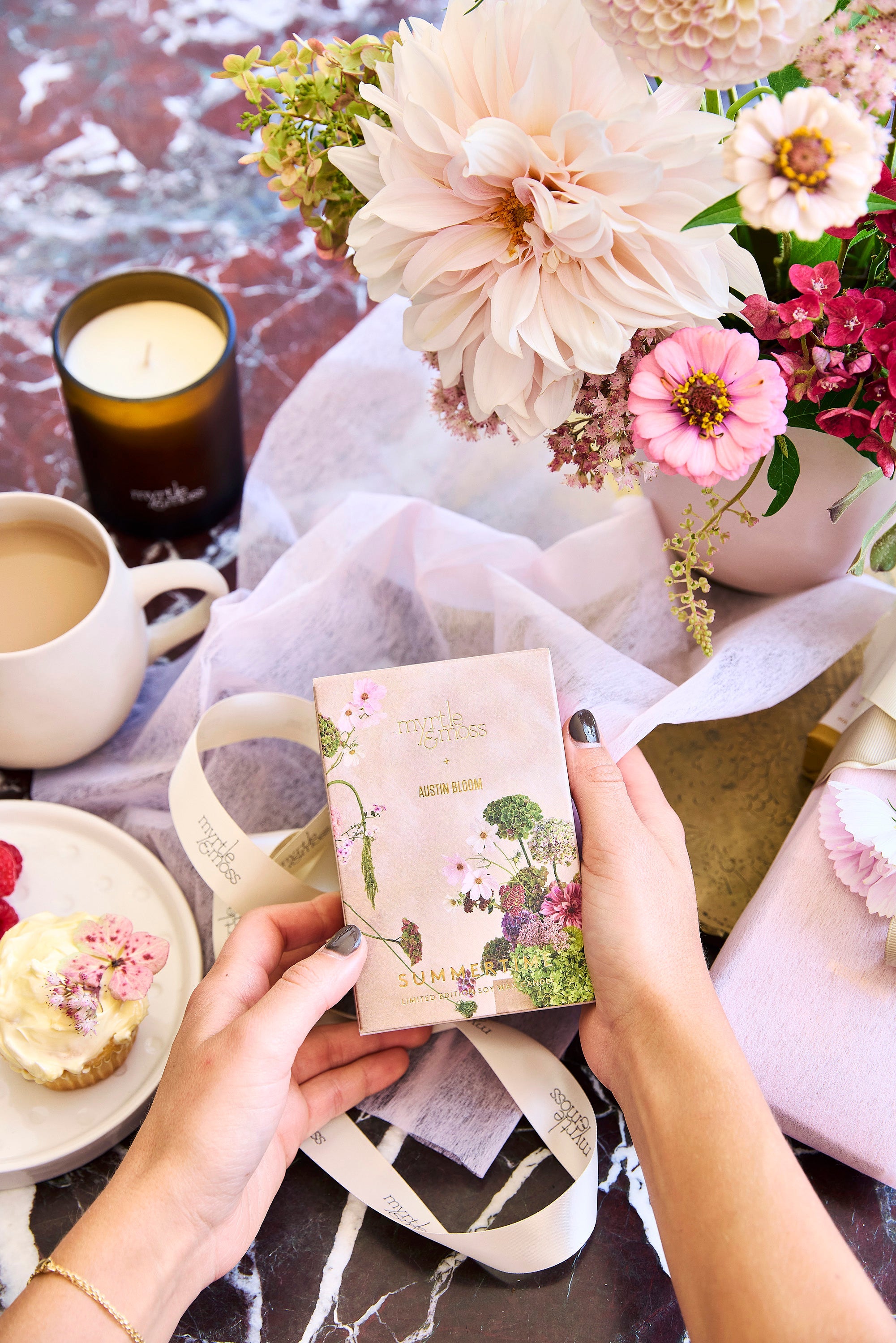 Austin Bloom Myrtle & Moss x Austin Bloom – Mother's Day Summertime Candle