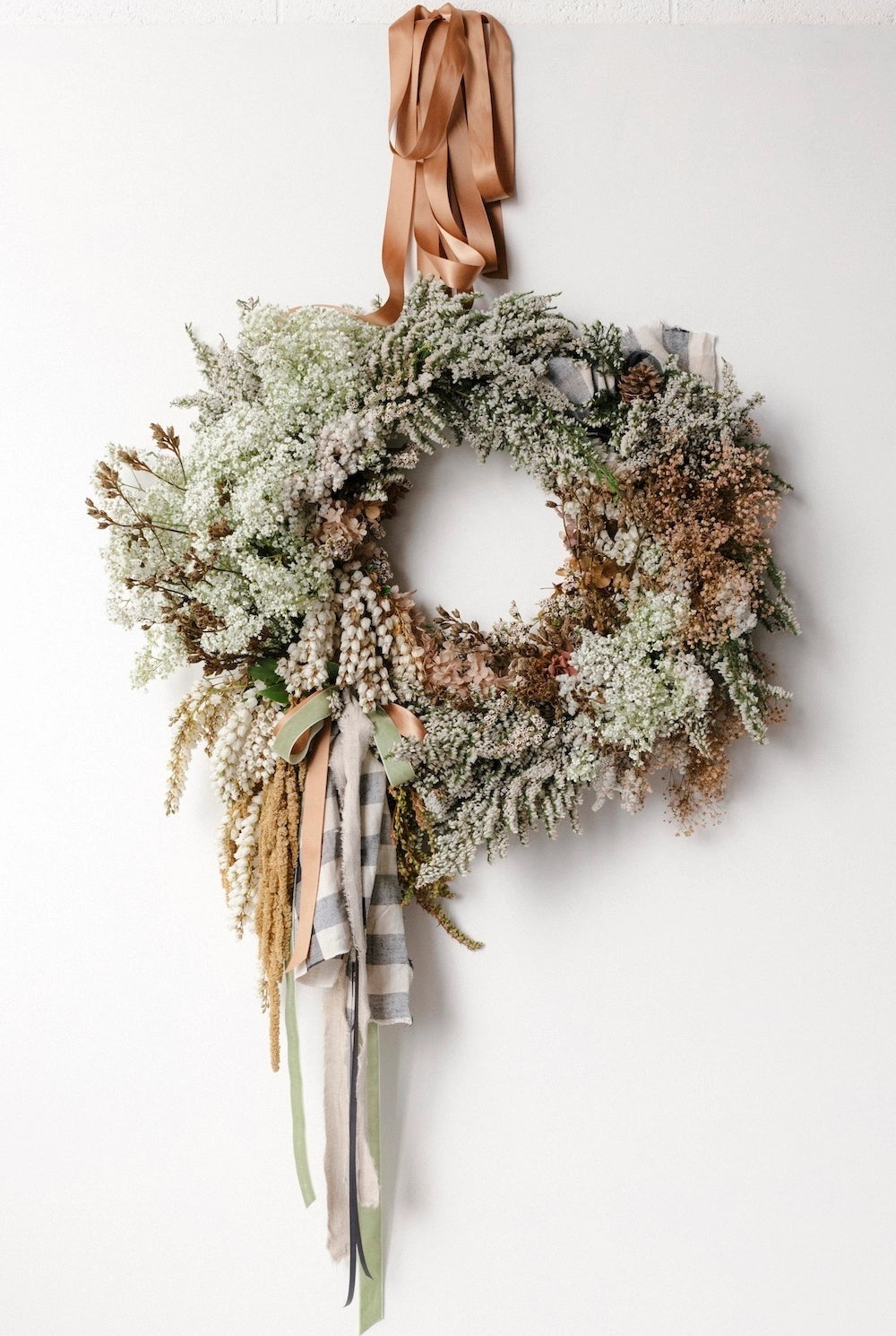 Austin Bloom Wall Hanging Standard | 760 mm x 1410 mm Country Style Wreath - Canvas Wall Hanging